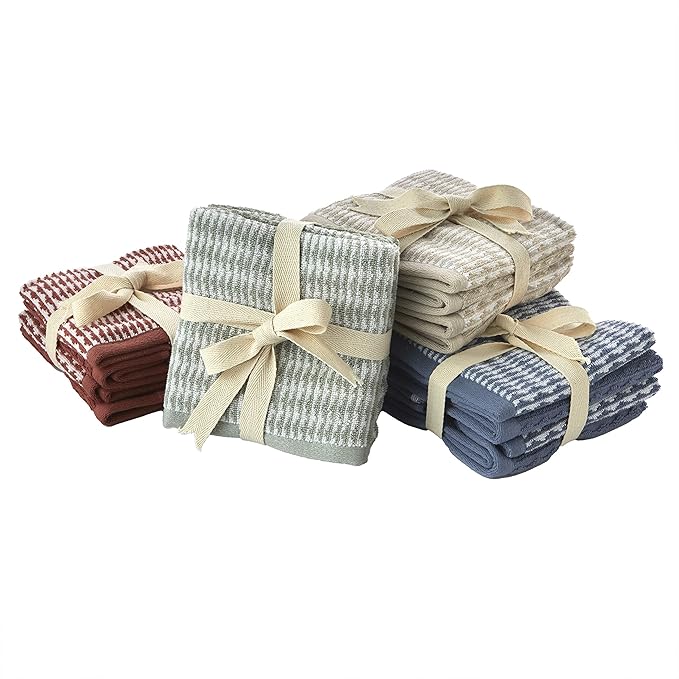 SKL Home Longborough 100% Turkish Cotton Premium 4-Piece Washcloth Set - Image 7