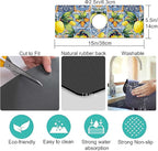 Kitchen Sink Splash Guard Faucet Mat Super Absorbent Fast Drying Mat Sink - Image 4