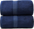 Fluffy Cotton Bath Towels Set650GSM, 2-Piece Set, Thickened and Enlarged by Weierduosi