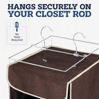 ZOBER Hanging Closet Organizer, 5-Shelf - Image 6