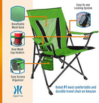 Kijaro XXL Dual Lock Portable Camping Chair - Supports Up to 400lbs - Enjoy The Outdoors in a Versatile Folding Sports & Outdoor Chair - Image 5