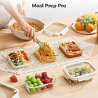 Vtopmart 5 Pack 35oz Glass Food Containers - Image 4