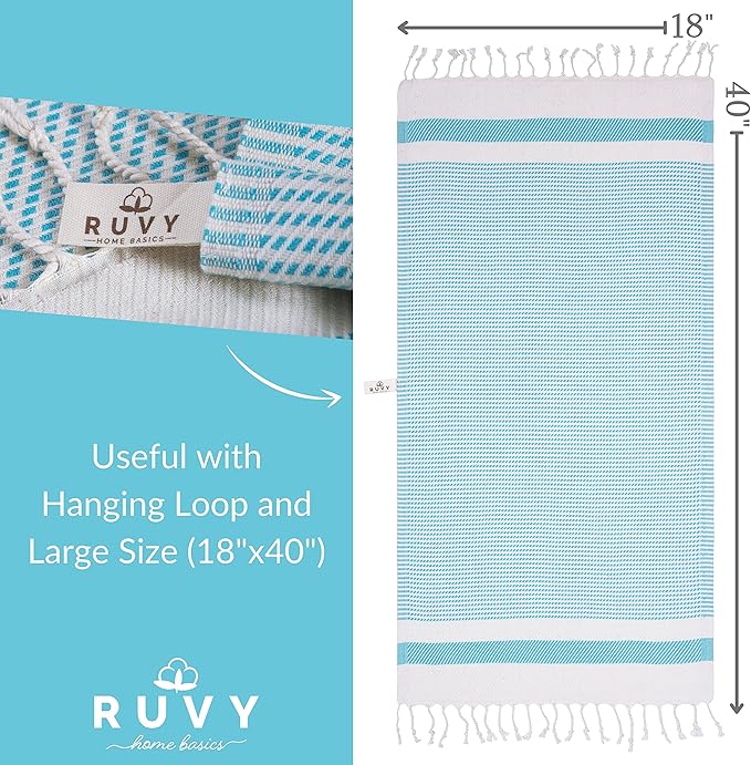 Ruvy Home Basics Turkish Hand Towels - Image 3