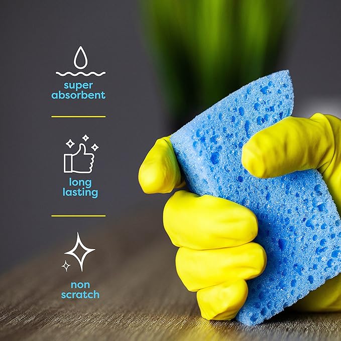 SCRUBIT 48 Pack Kitchen Sponges Dish Sponge - Image 6