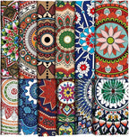 24 Pcs Mandala Eyeglasses Cleaning Cloths Microfiber Lens Cleaning Cloths Soft by Copkim