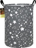 HUNRUNG Laundry Hamper, Large Canvas Fabric Lightweight Storage Basket Toy by HUNRUNG