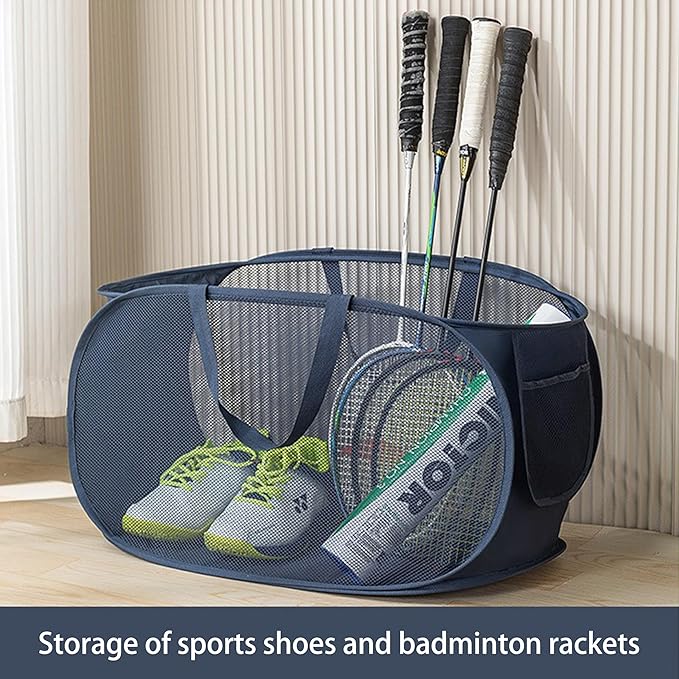 4 Pcs pop up laundry hamper Sturdy Large Capacity collapsible laundry basket - Image 5