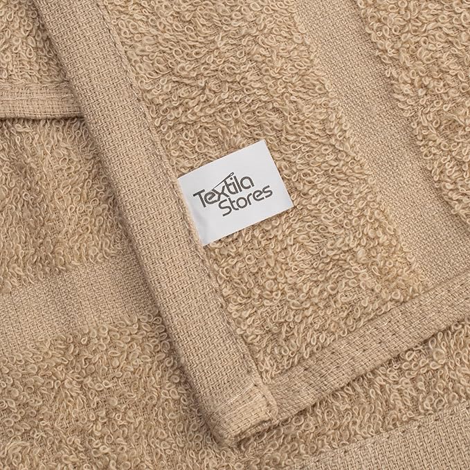 Basic Hand Towels 16x26 Inches – Bulk Pack of 24 – Beige Color – Soft and - Image 5