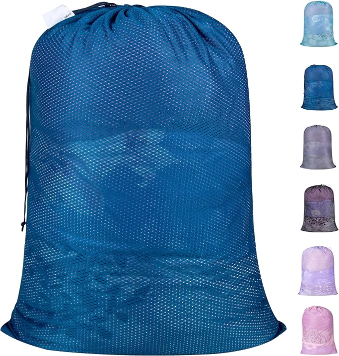 Polecasa Extra Heavy Duty Large Diamond Mesh Laundry Bags by Polecasa