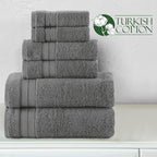 Elegant Comfort Luxury 6-Piece Towel Set, Premium Soft 100% Turkish Cotton - Image 5