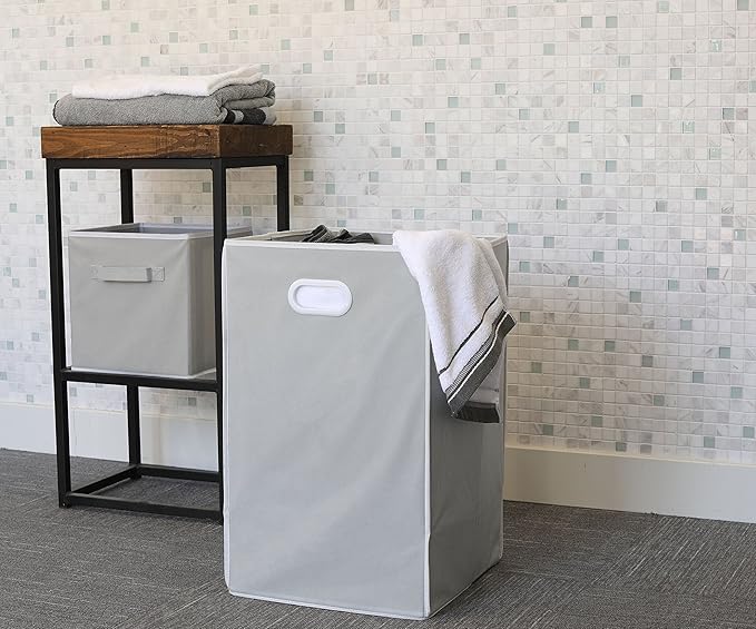 Simple Houseware Foldable Closet Laundry Hamper Basket - Image 4