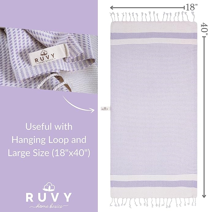 Ruvy Home Basics Turkish Hand Towels - Image 3