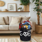 Funny Snakes Laundry Basket Oxford Cloth Sun Starry Sky Moon Laundry Hamper - Image 2