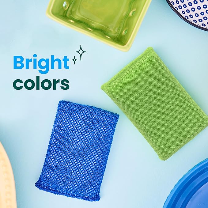 Scotch-Brite Blooms Dobie Scrubbing Pad, Non-Scratch Kitchen Sponge - Image 3