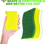 Heavy Duty Scrub Sponges by SCRUBIT – Kitchen Dish, Sink and Bathroom Cleaning - Image 3