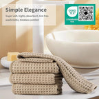 Microfiber Waffle Face Towels, 2 Pieces, Fast Drying, Lint Free 430 GSM - Image 6