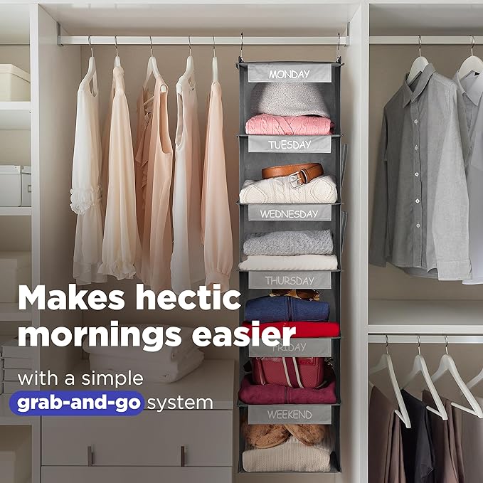 Handy Laundry Hanging Clothes Organizer - Image 6