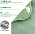 2 Packs Dish Drying Mats for Kitchen Counter, Drying Matt Kitchen Counter - Image 4