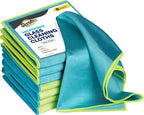 SCRUBIT Microfiber Cloths for Glass – Lint Free Window Cleaning Cloth for by SCRUBIT