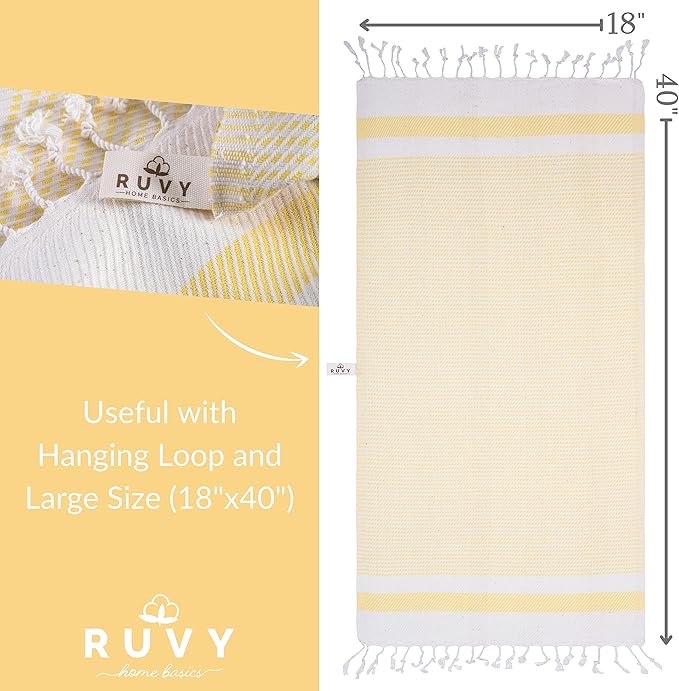 Ruvy Home Basics Turkish Hand Towels - Image 3