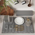 Stone Drying Mat for Kitchen Counter-Super Absorbent PU Dish Drying Mat by IMGROSE
