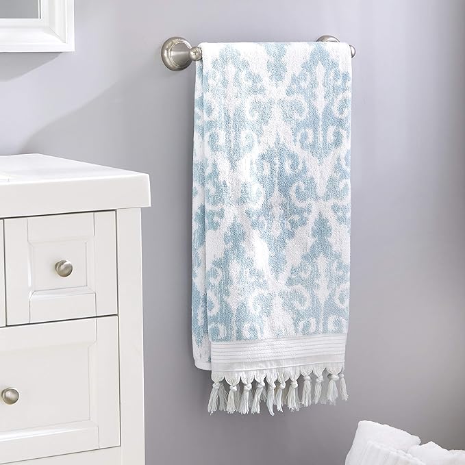 SKL Home Mirage Fringe 100% Turkish Cotton Bath Towel, 54.00" x 28.00" - Image 7