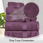 SUPERIOR Egyptian Cotton Pile Bath Sheet Set of 2, Ultra Soft Luxury Towels - Image 3