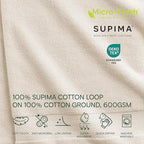 Lacoste Heritage 100% Supima Cotton Wash Cloth, Premium Super Soft Bath Towel - Image 3