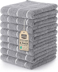 Utopia Towels 8 Pack Kitchen Towels Set, 12x12 Inches, Highly Absorbent and by UTOPIATOWELS
