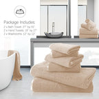 TENSTARS Luxury Silk Hemming Towel Set - Image 3