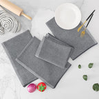 Homaxy Premium Kitchen Towels, Large Cotton Kitchen Hand Towels, Flat and Terry - Image 5