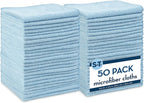 S&T INC. 50 Pack Microfiber Cleaning Cloth, Bulk Towels by STINC