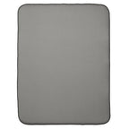 InterDesign 41141 Solid Large 24" x 18" Mat Black by iDesign