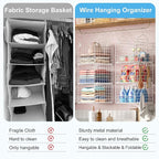 Sonyabecca 3-Tier Hanging Closet Organizer - Image 8