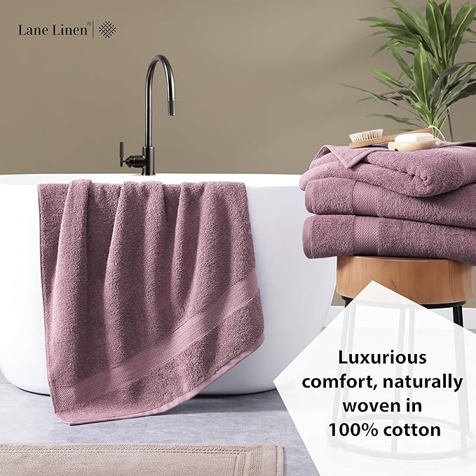 LANE LINEN Premium Bath Towels Set of 4 - Image 4