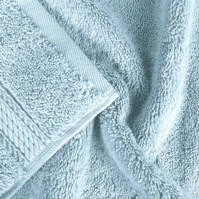 SUPERIOR Egyptian Cotton Pile Bath Sheet Set of 2, Ultra Soft Luxury Towels - Image 5