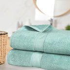 SUPERIOR Egyptian Cotton Pile Bath Sheet Set of 2, Ultra Soft Luxury Towels - Image 2