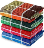 Premium Cotton Tea Towels Set– Super Absorbent, Durable & Soft, Kitchen Tea by Unknown