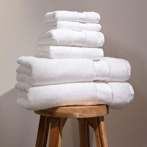 100% Organic Cotton Bath Towel Set | Bathroom Luxury Towel Set of 6 | GOTS by Fabdreams