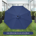 Simple Deluxe 9' Patio Umbrella Outdoor Table Market Yard Umbrella with Push Button Tilt/Crank - Image 2