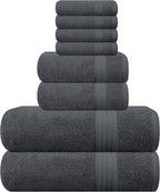 GLAMBURG Ultra Soft 8-Piece Towel Set by GLAMBURG