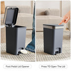 2Pack Small Bathroom Trash Can - Image 2