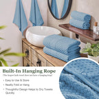 Simple&Opulence 6 Piece Luxury Towel Set, 100% Cotton Bathroom Towels - Image 3