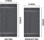 Utopia Towels 6 Pack Bath Towel Set, 500 GSM 100% Ring Spun Cotton Medium - Image 2