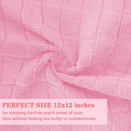 HOMERHYME Microfiber Washcloths, 50 Pack Wash Cloths Face Towel, Soft Lint Free - Image 2