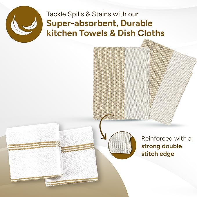 Casa Platino Pot Holders and Oven Mitts, 8-Piece – 500°F Heat Resistant Mini - Image 4