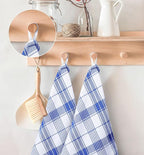 Utopia Towels Blue & White Dish Towels 100% Ring Spun Cotton Highly Absorbent & - Image 7