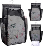 Hanging Collapsible Breathable Mesh Laundry Hamper, Fast Drying Portable Space by GUMQDD
