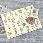Cute Herbs Botanic Garden Plants Dish Drying Mat - Image 3
