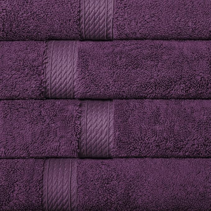 SUPERIOR Egyptian Cotton Pile 10 Piece Towel Set, Includes 2 Bath, 4 Hand - Image 8